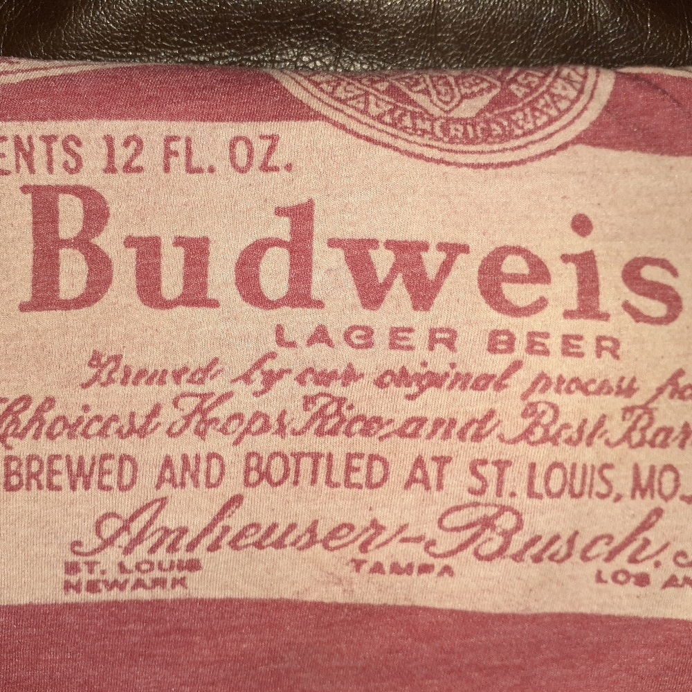 Vintage Budweiser tshirt